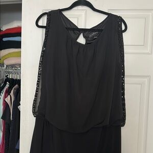 Elegant Black Sleeveless Dress
